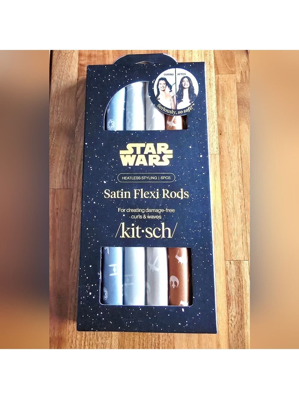 NEW! Star Wars & Kitsch Satin Flexi Rods - Light Side vs Dark Side